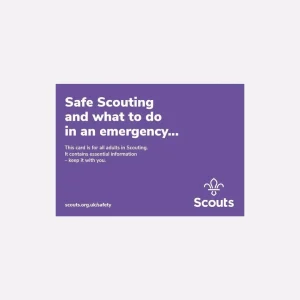 Purple Emergency Card